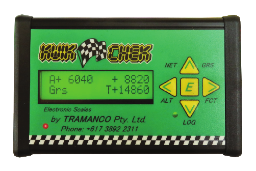 kwikchek electronic on-board weight scales kwik chek display