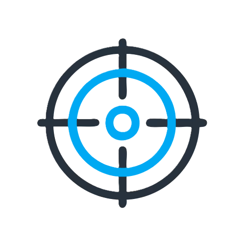 WAY-BRIDGE target icon precision focus vector 55254521